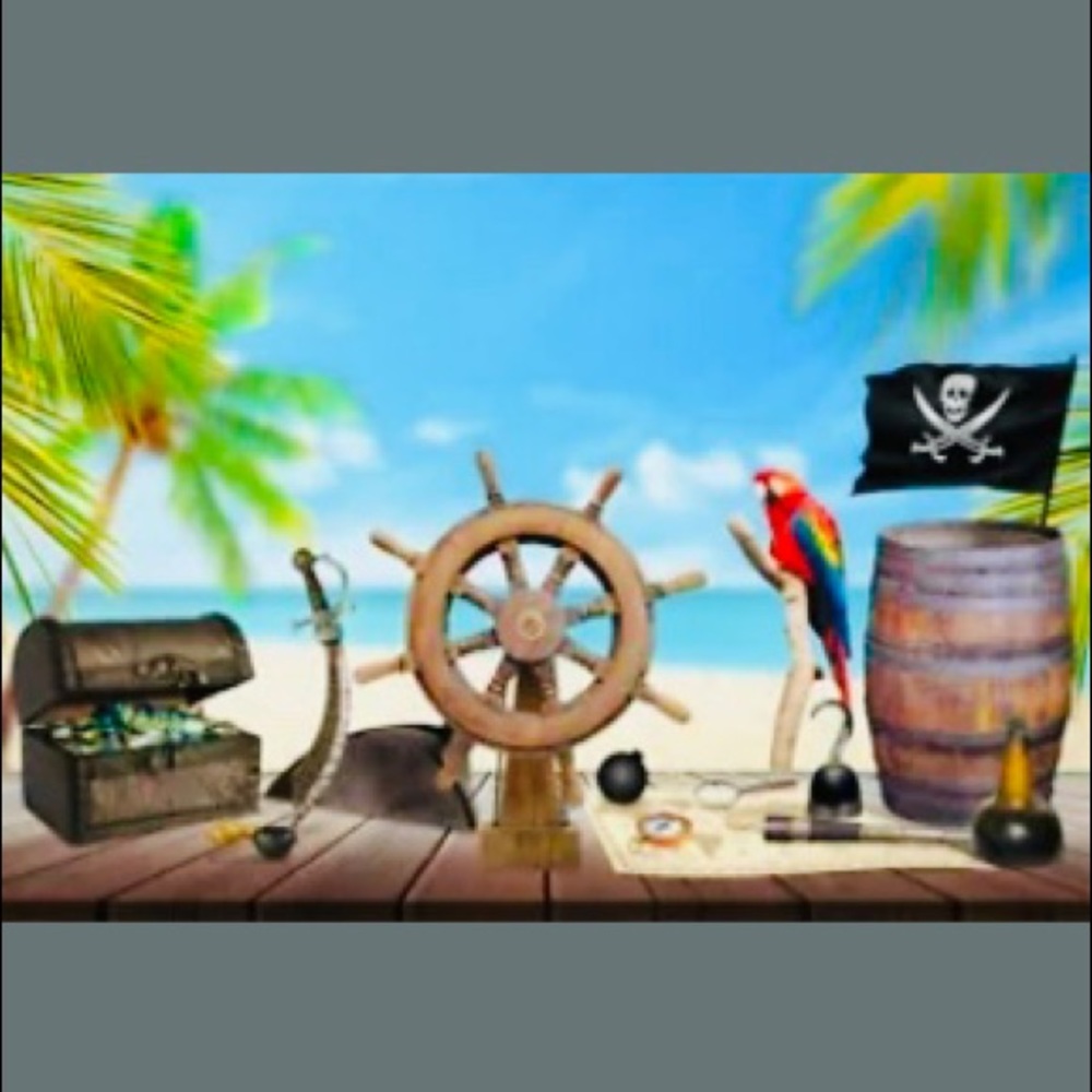 Pirate ship background